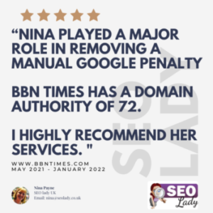 SEO Lady How Long Does It Take for Google to remove a Manual Penalty SEO Study Disavow Reconsideration Request